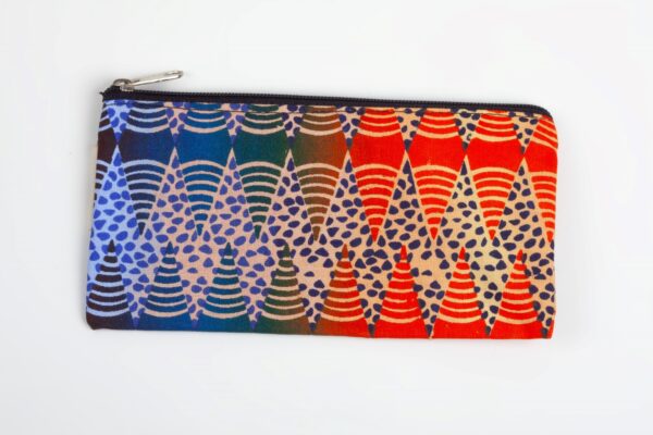 Geldbeutel Ghana Blue ZigZag