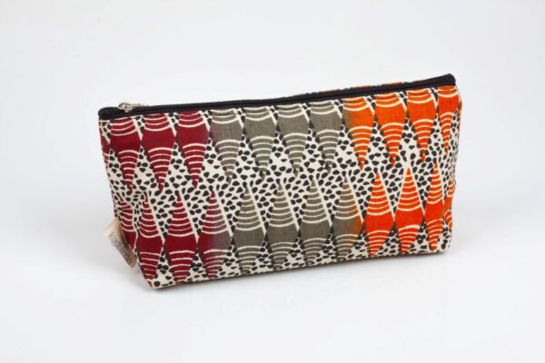 Kosmetiktasche Natural Zig Zag