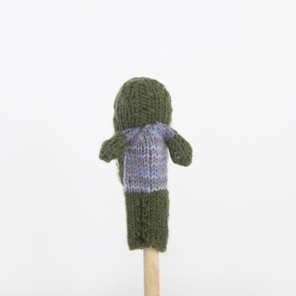 Stricktier Fingerpuppe: KROKODIL – Bild 2