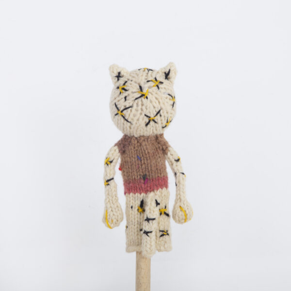 Stricktier Fingerpuppe: LEOPARD – Bild 2