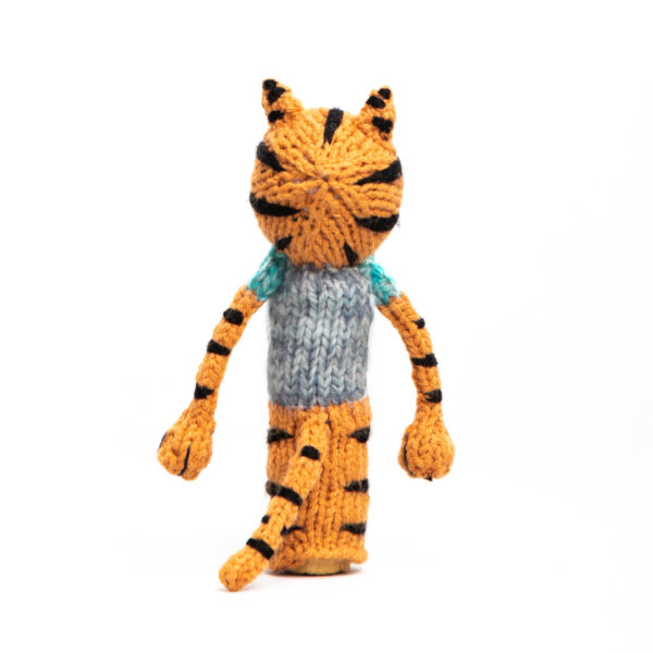 Stricktier Fingerpuppe: TIGER – Bild 2