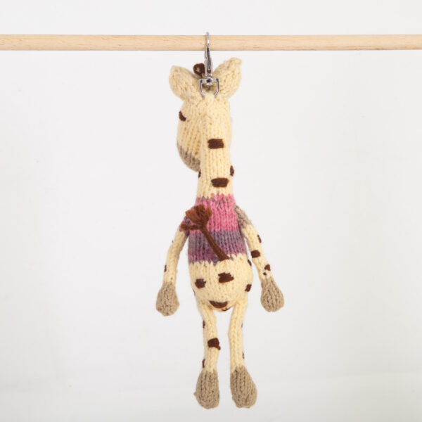 Stricktier Schlüsselanhänger: GIRAFFE – Bild 2