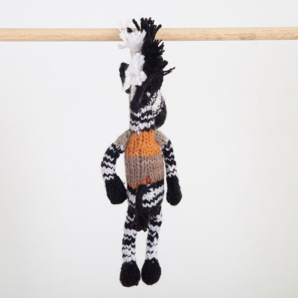 Stricktier Schlüsselanhänger: ZEBRA – Bild 3