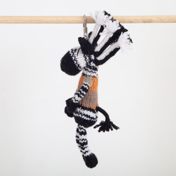Stricktier Schlüsselanhänger: ZEBRA – Bild 2