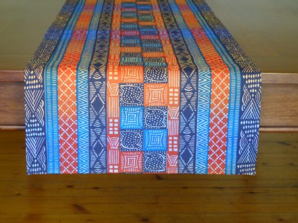 Tischläufer Ghana Blue Guinea Fowls 40x150 cm