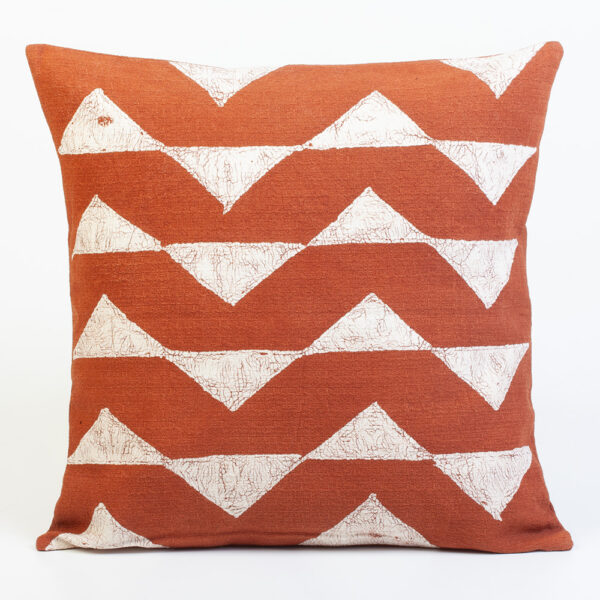 Kissenbezug Rusty Red Triangles 45x45 cm